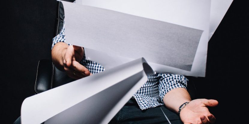 business-chaos-job-87 håndtering af dokumenter