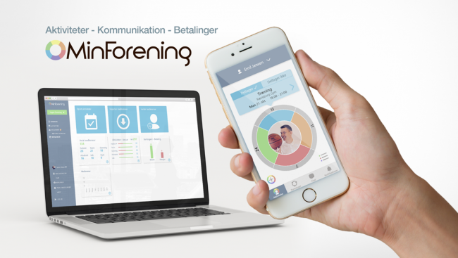 MinForening foreningsapp app besked til administrator