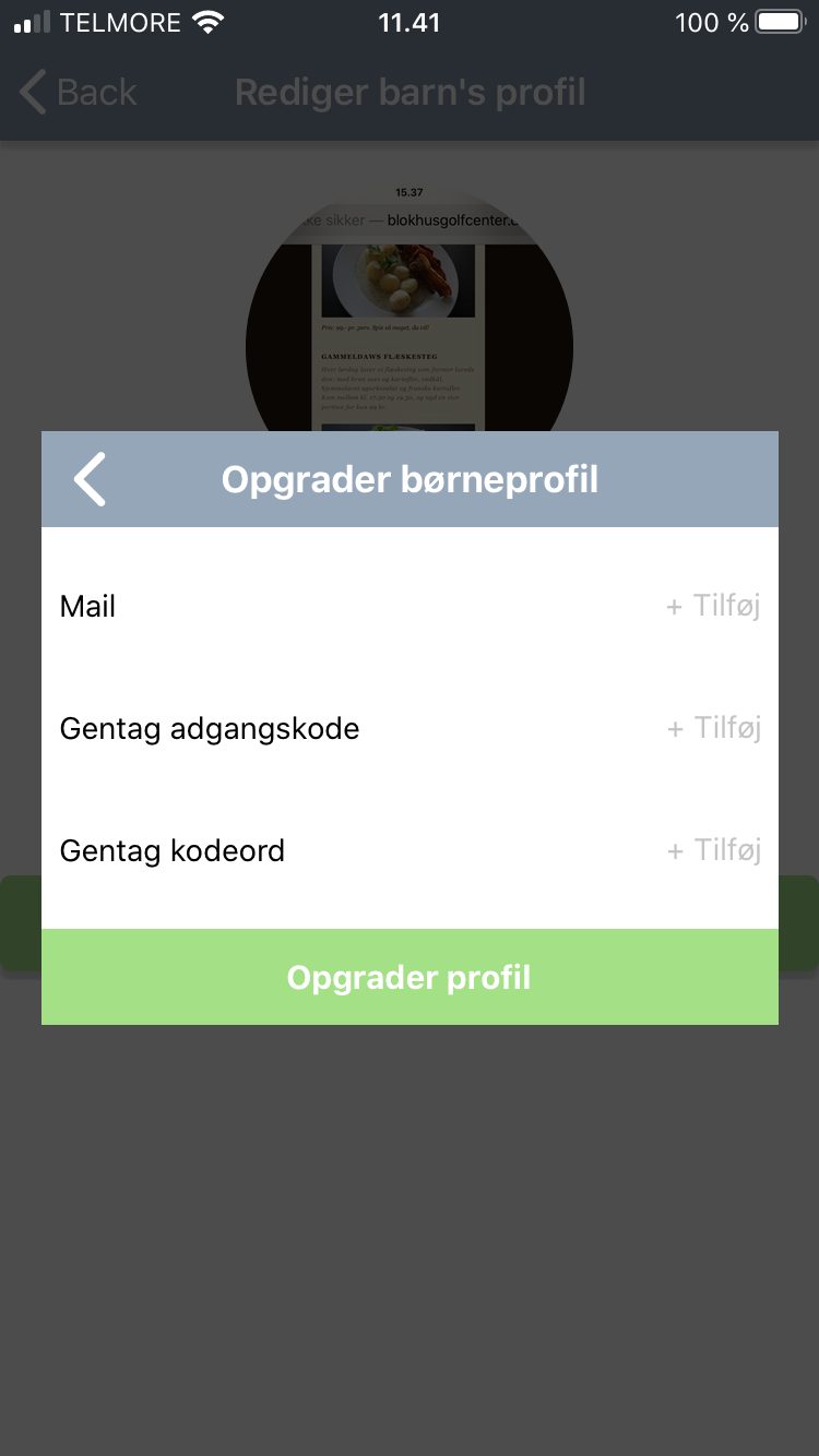 OPgrader barn til selvstændig bruger